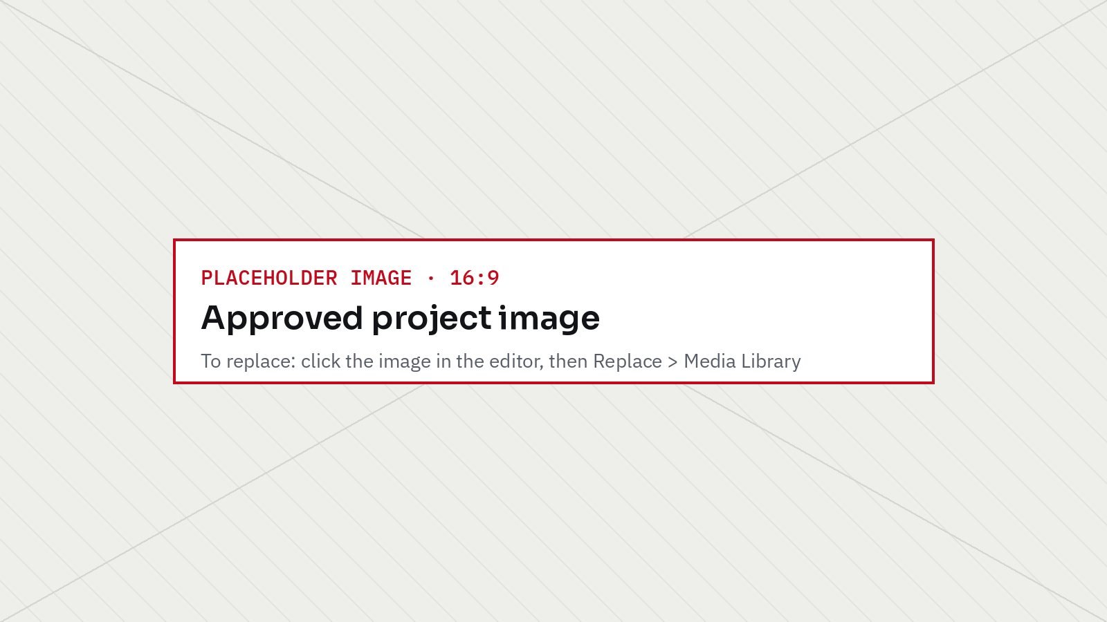 Approved project image